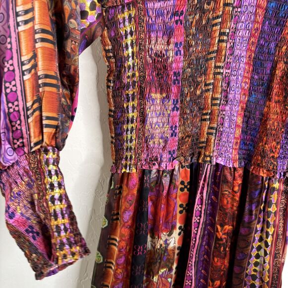 Mimi Liberte Silk Printed Maxi Dress - Picture 7 of 8